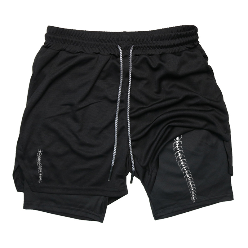 Compression Shorts Athletes - Sport-Aktivkleidung 2-in-1 Laufshorts für Herren Workout