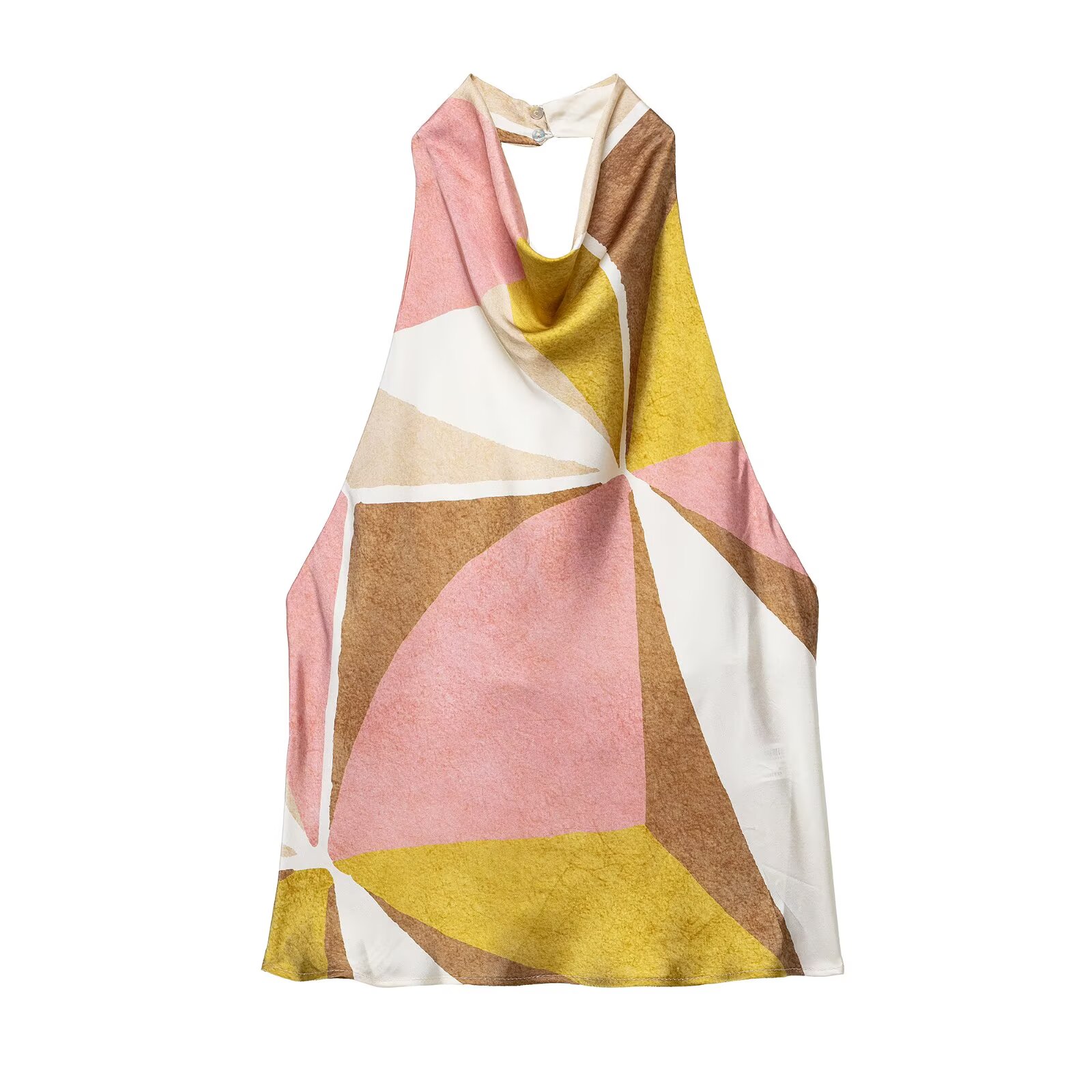 Suspender Tank Top - Zevity 2025 Damen Schickes Geometrisches Print