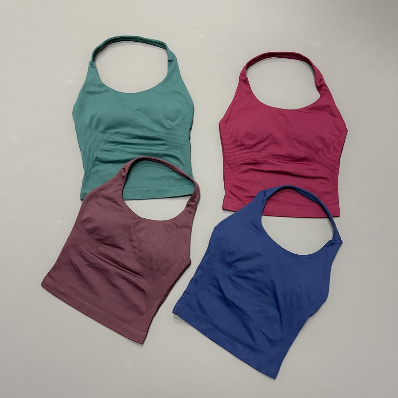 Damen Neckholder-Sporttop Naht – Suspender Tank Top Bewertung und Preis